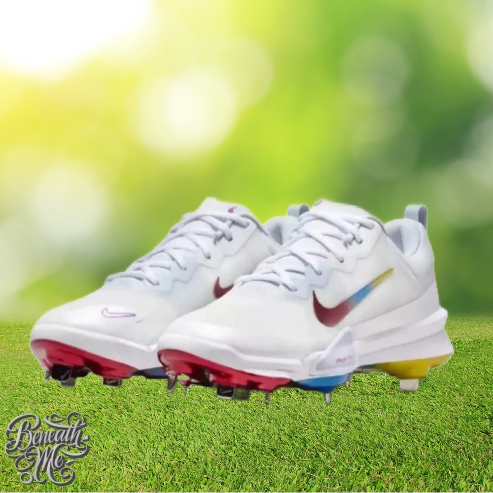 Nike Force Zoom Trout 9 Pro Metal Mens Baseball Cleats FB2907-106 Sz 7.5 NEW